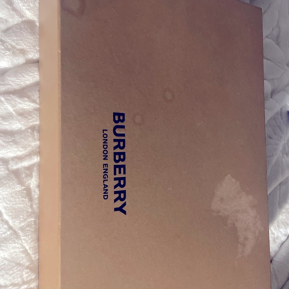 Burberry Strap Detail House Check and Rubber Rain Boots